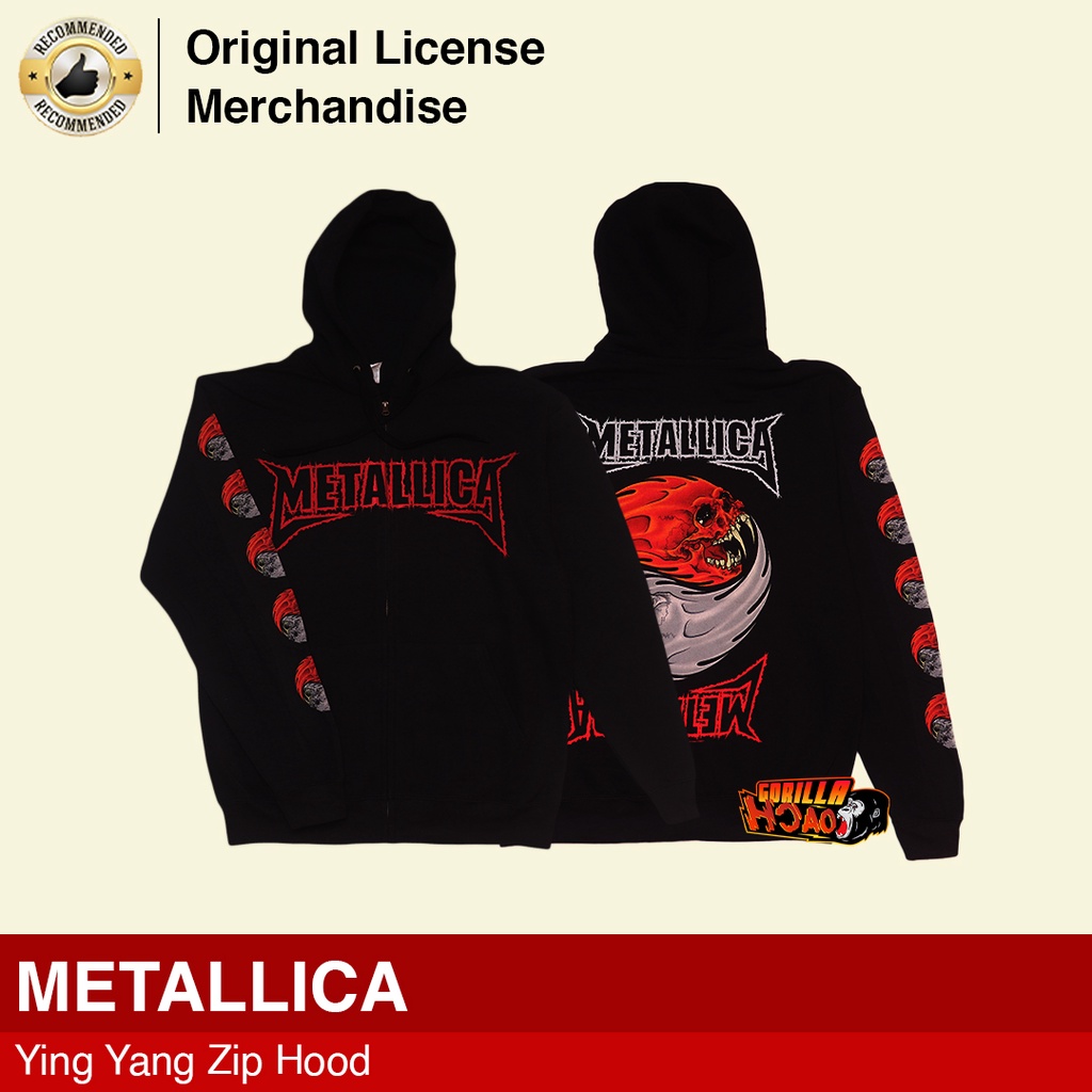 Jaket Jacket Hoodie Sweater Zipper Dewasa Pria Wanita Casual Cotton Polyester Import Premium METALLI