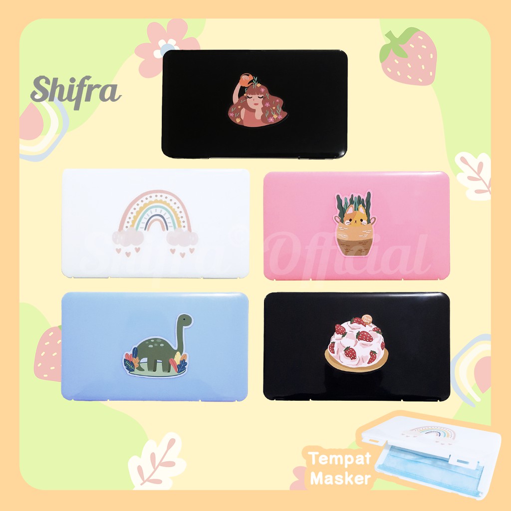 TEMPAT MASKER DOMPET MASKER PLASTIK MIKA GAMBAR LUCU ...