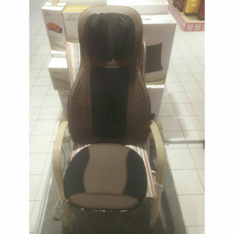 kursi pijat 3D shiatsu lexata / 3D shiatsu massage neck & seat cushion / alat pijat lexata