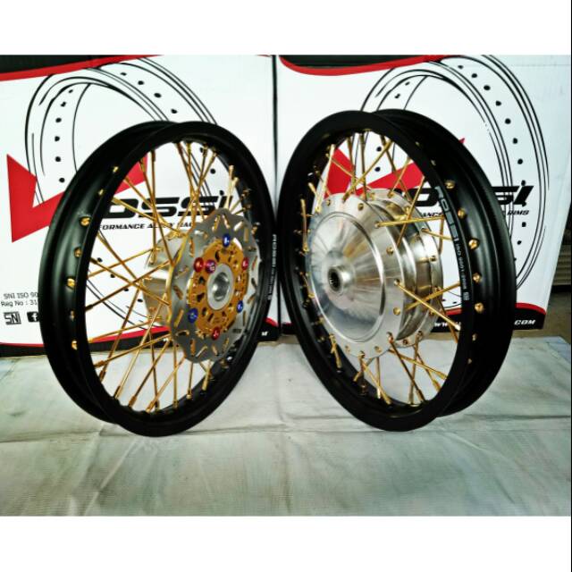 PAKET Velg Jari Jari Beat Scoopy Genio Vario 110 Vario 125 150 Mio M3 Xeon Mio J Fino Xride Soul GT Freego Nmax Aerox Pcx Dll Free Cakram