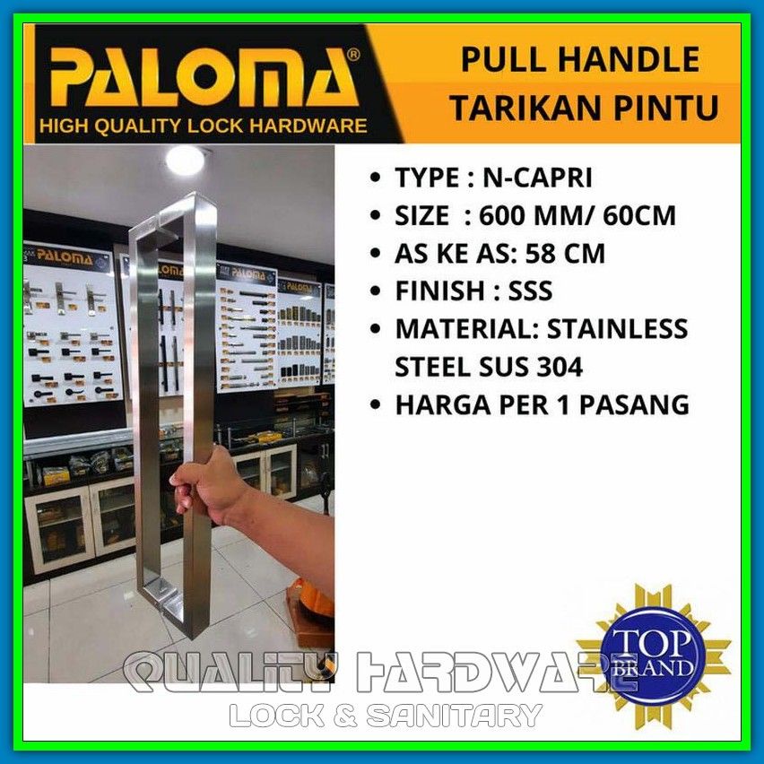 Handle Pintu / Gagang Pintu Minimalis Paloma QHPHP 368 - 600 mm 60 cm Handel Pintu Murah Berkualitas