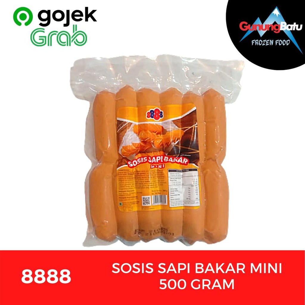 

8888 SOSIS BAKAR MINI ISI 13PCS / ISI 8PCS 500 GRAM