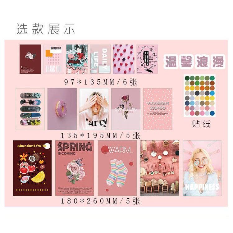 Dekorasi Kamar Poster Card Photocard Journaling Wall Decor Sticker Tempelan Dinding Perempuan Anak Meja Belajar Aesthetic