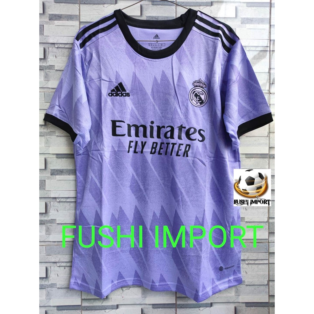 Jersey Baju Bola Madrid Away 2022 2023 Grade Ori