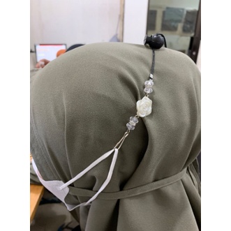 Strap Kalung Masker Mutiara Dan Polos Murah