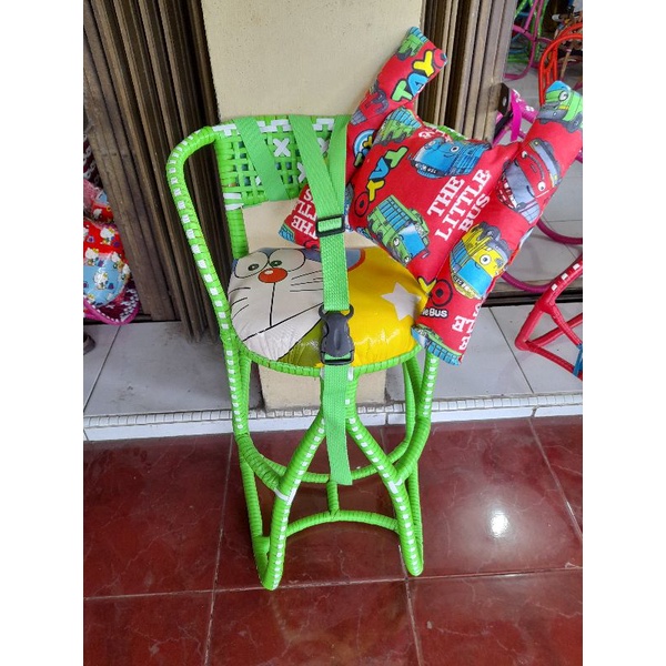PAKET MURAH Kursi Boncengan Anak Motor Matic Lilitan Full Dilengkapi Sabuk Pengaman Dan BANTAL STANG