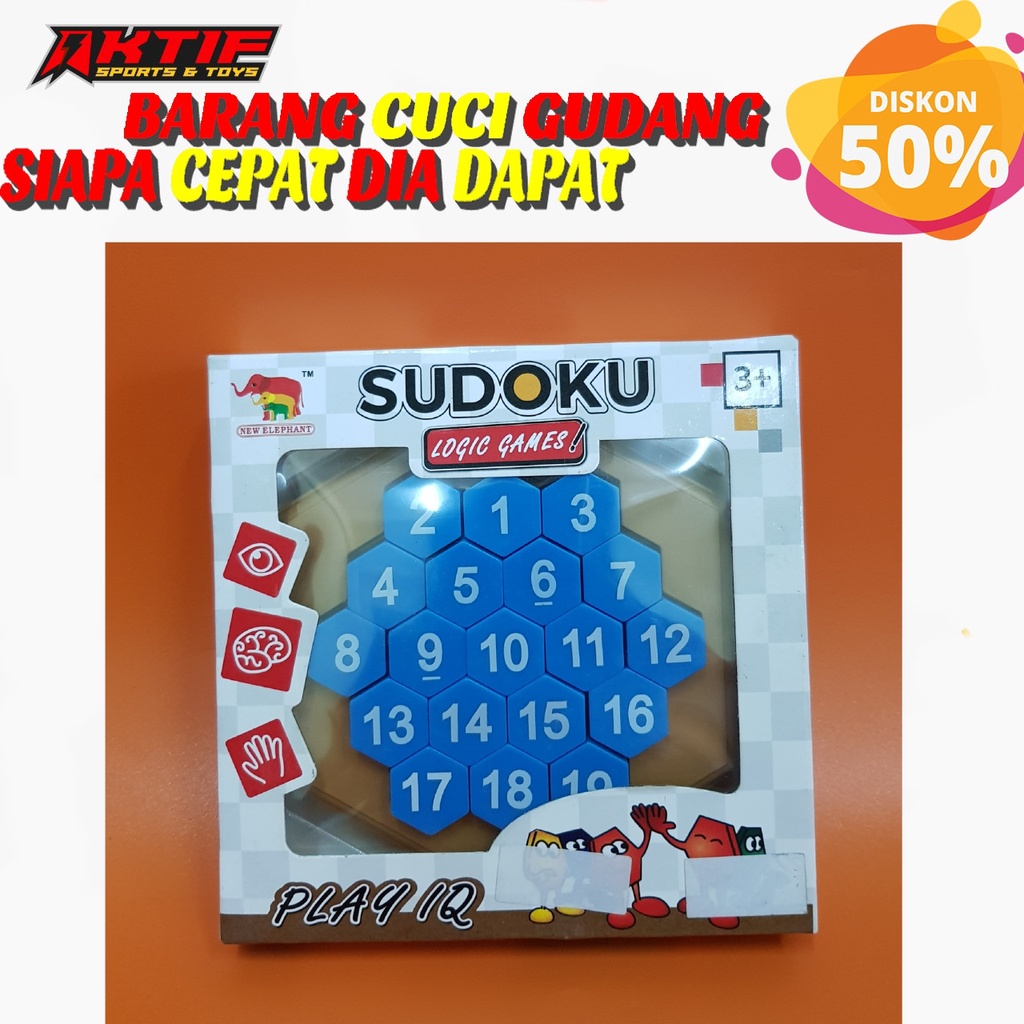Mainan Sudoku/ Sudoku Logic Biru AKTIF SALE 12