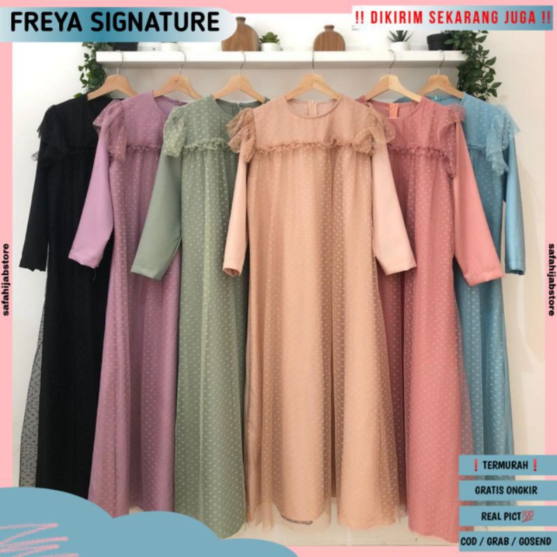 FREYA SIGNATURE / BUSUI FRIENDLY / DRESS PESTA / DRESS KONDANGAN