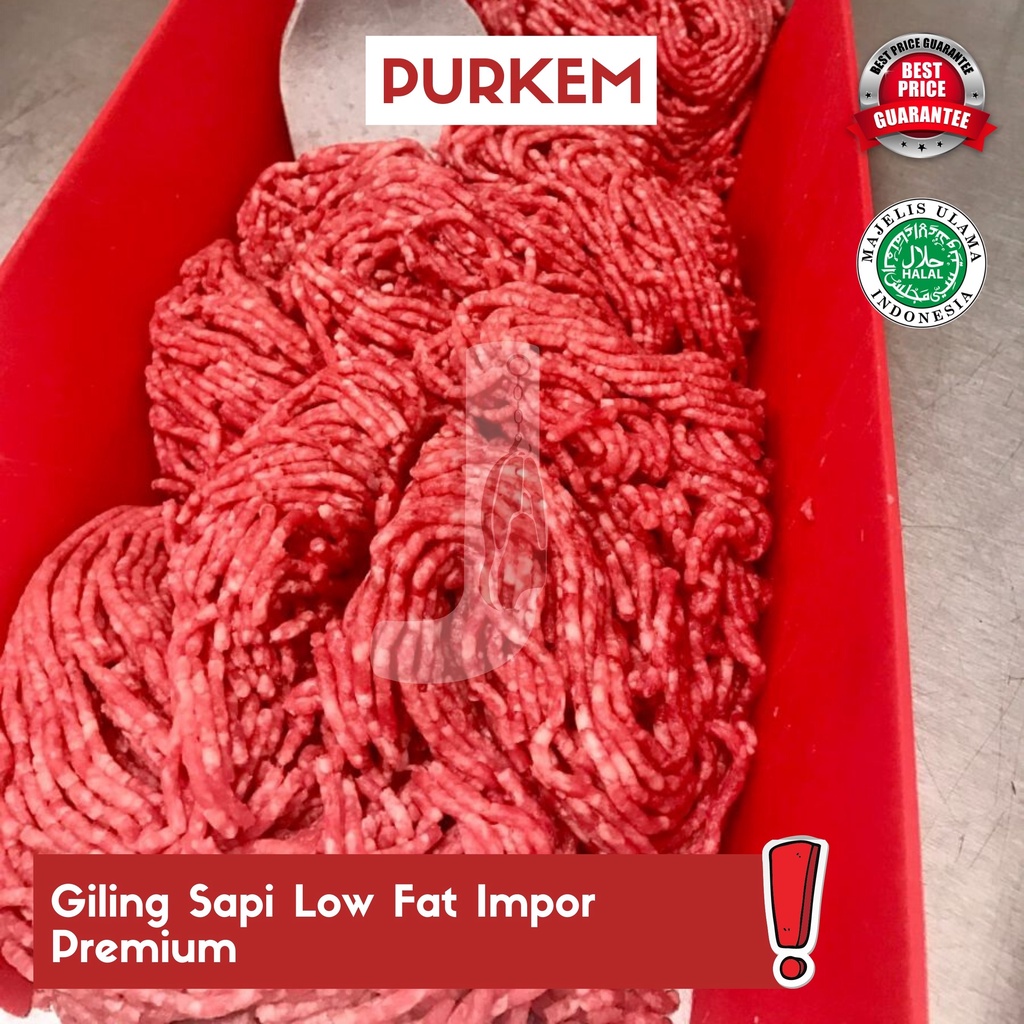 

Daging Sapi Giling Low Fat Impor Premium - Puri kembangan