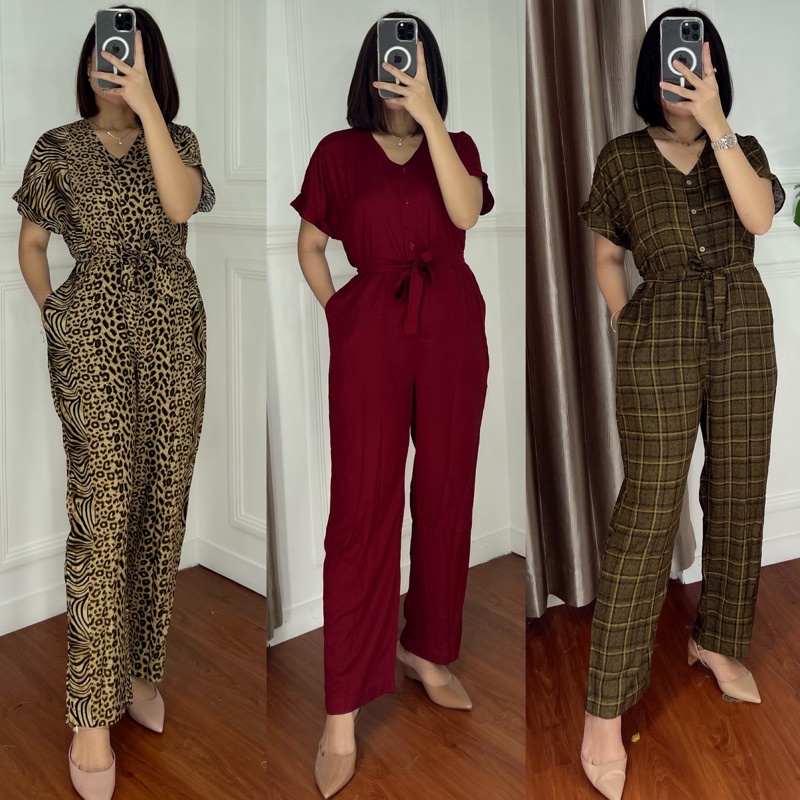 JUMPSUIT RAYON KANCING DEPAN BUSUI FRIENDLY