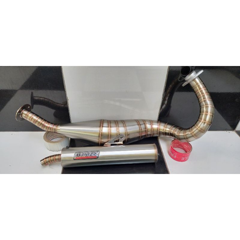Knalpot BPAZZ Standar Racing Kawasaki Ninja R / SS Bahan Stainless Original B-PAZZ