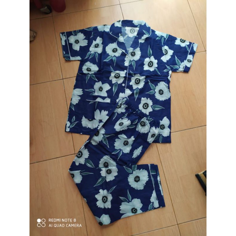 Baju Tidur piyama wanita /cewek katun Murah