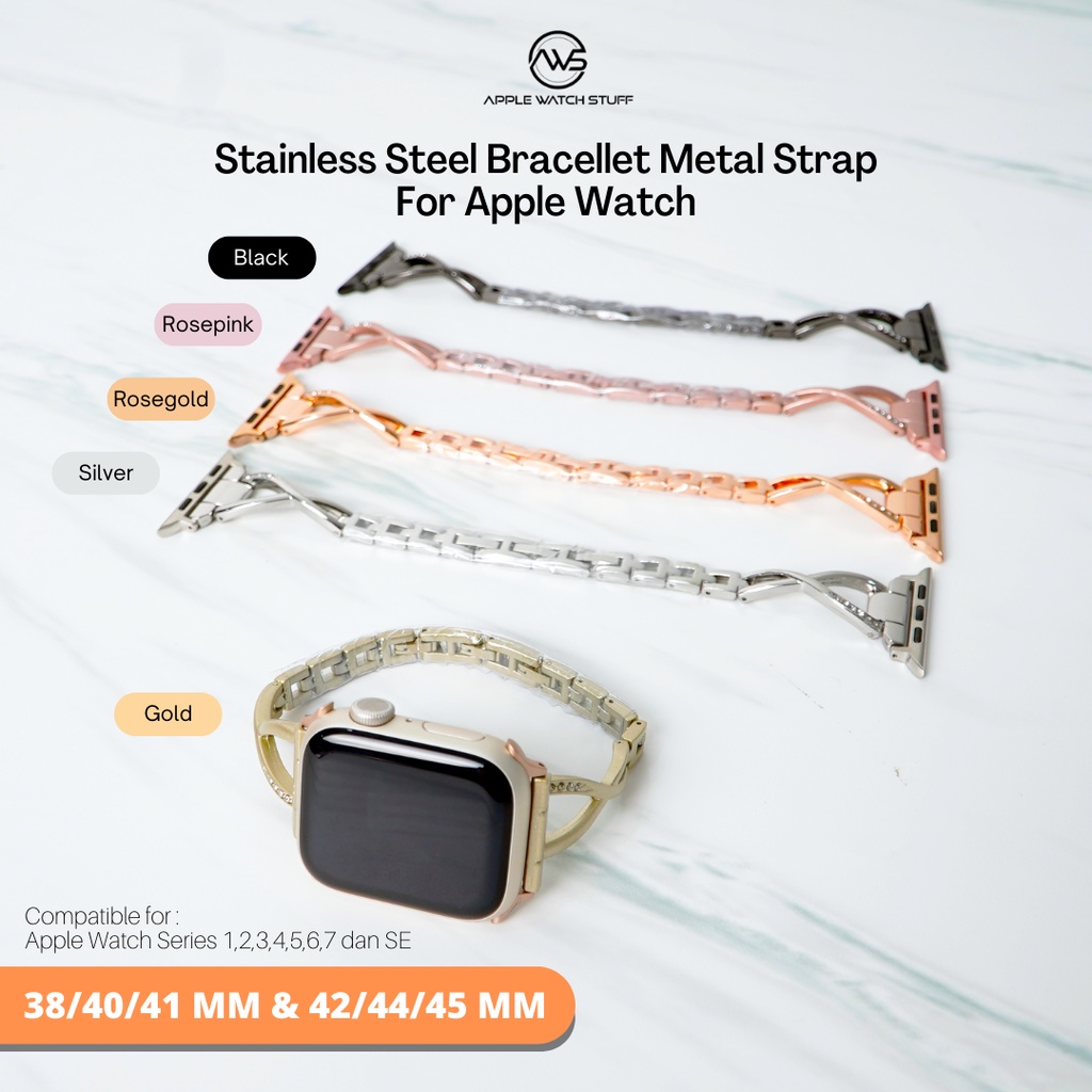 Stainless Steel Bracellet Metal Strap for Apple Watch