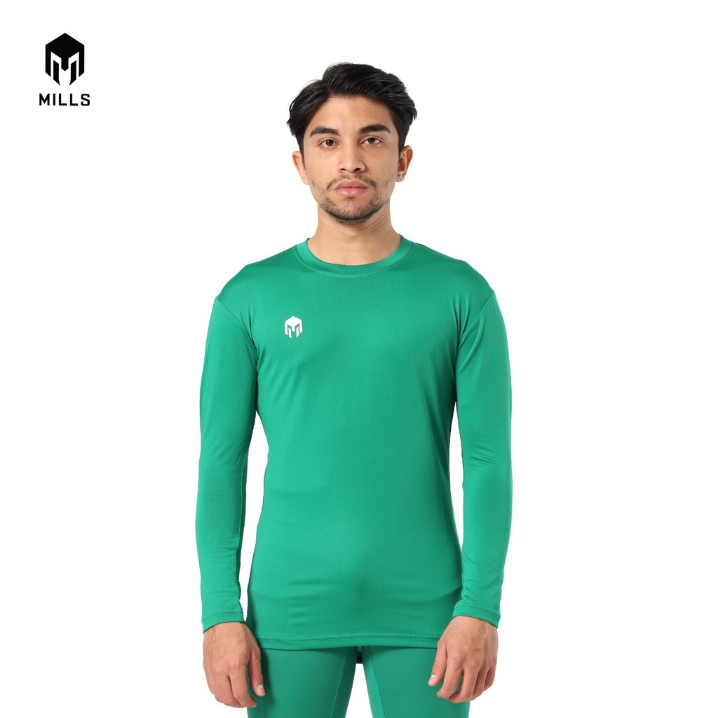 BASELAYER LONG SLEEVE MILLS 11002 BAJU DALAMAN MILLS JERSEY TIMNAS GARUDA INDONESIA ORIGINAL