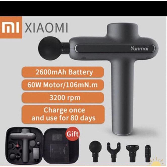 Original Xiaomi Yunmai Pro Electric Massage Gun Alat Pijat Elektrik - Yunmai Gun Pro