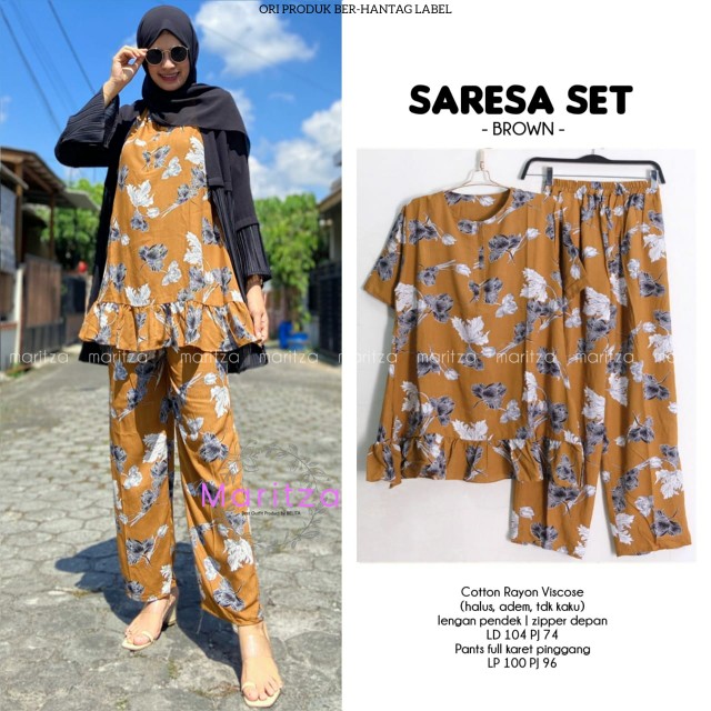 Gamis Rempel Susun Genes Kombinasi Batik Klasik Modern Muslim Kombi Kondangan Kekinian Bmm