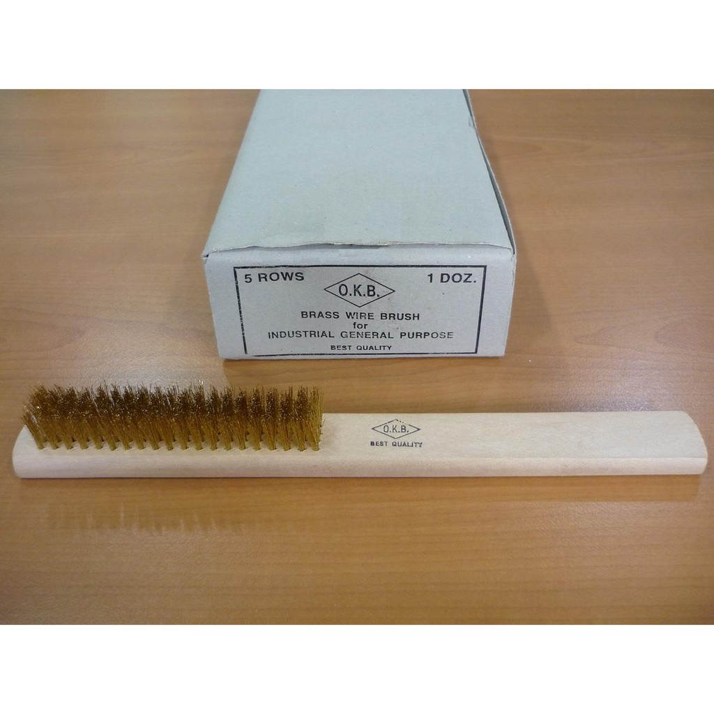 Jual Sikat kawat kuningan OKB / OKB brass wire brush 205, 5 baris