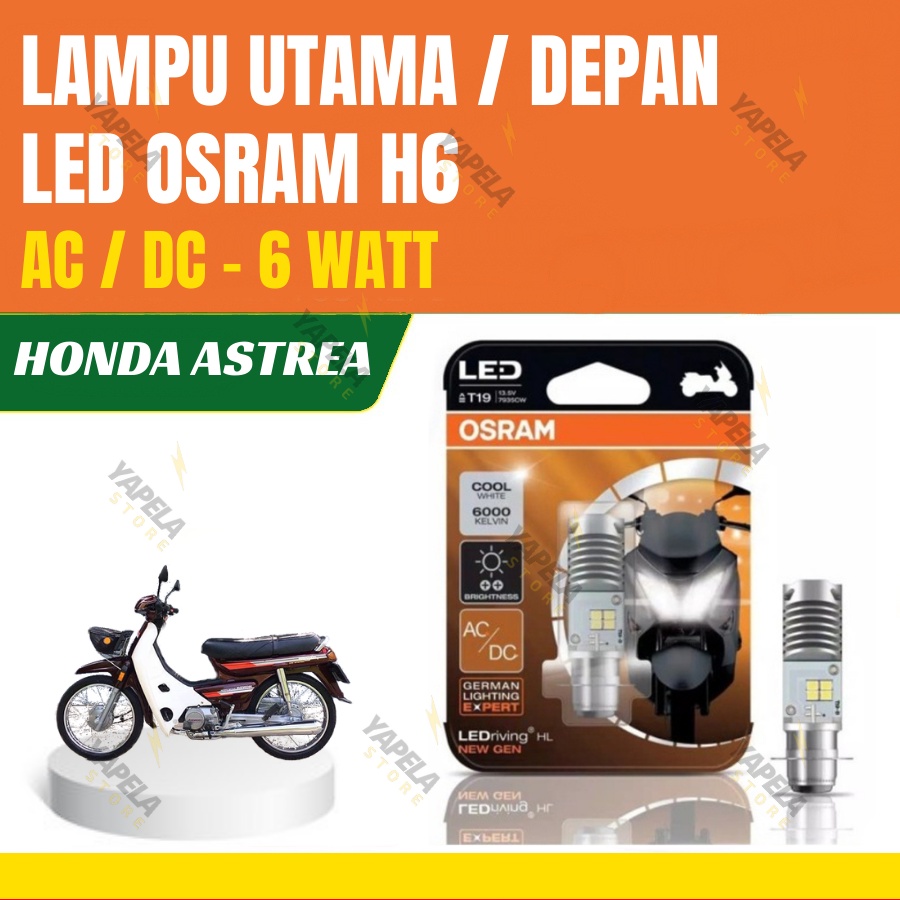 Lampu Depan LED Honda Grand OSRAM ORIGINAL H6-T19