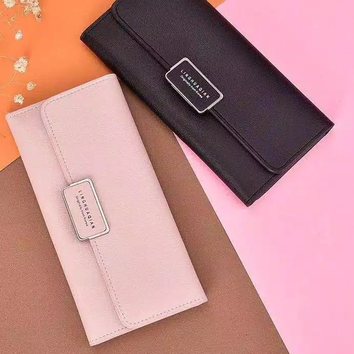 DOMPET PANJANG / DOMPET WANITA PANJANG /  DOMPET LIPAT PANJANG WANITA FASHION KOREA