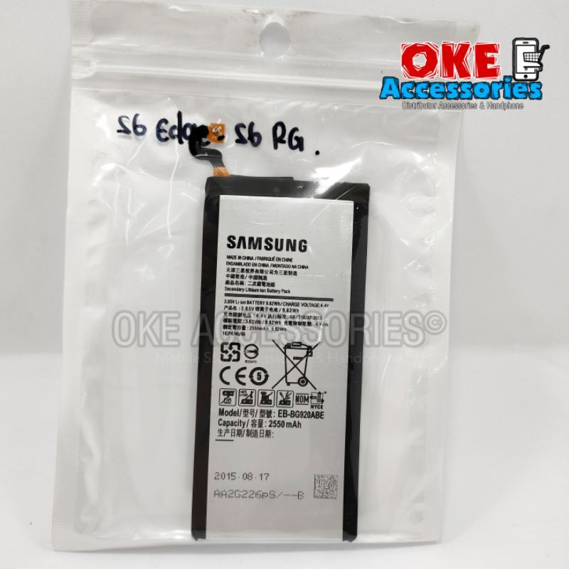 Baterai/Batre/Battery SAMSUNG S6 EDGE/S6 R6