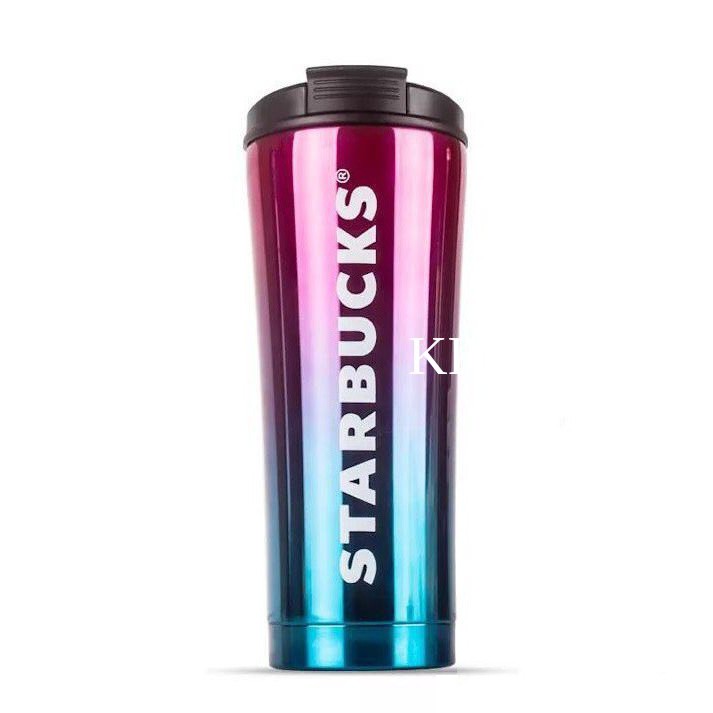 Tumbler Starbucks Anodized Rainbow Gradient Stainless Botol Minum SBUX Botol Minum Tumblr Starbucks