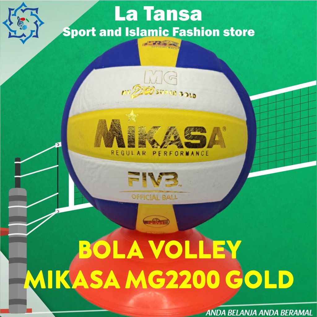 BOLA VOLI MIKASA MG2200 GOLD