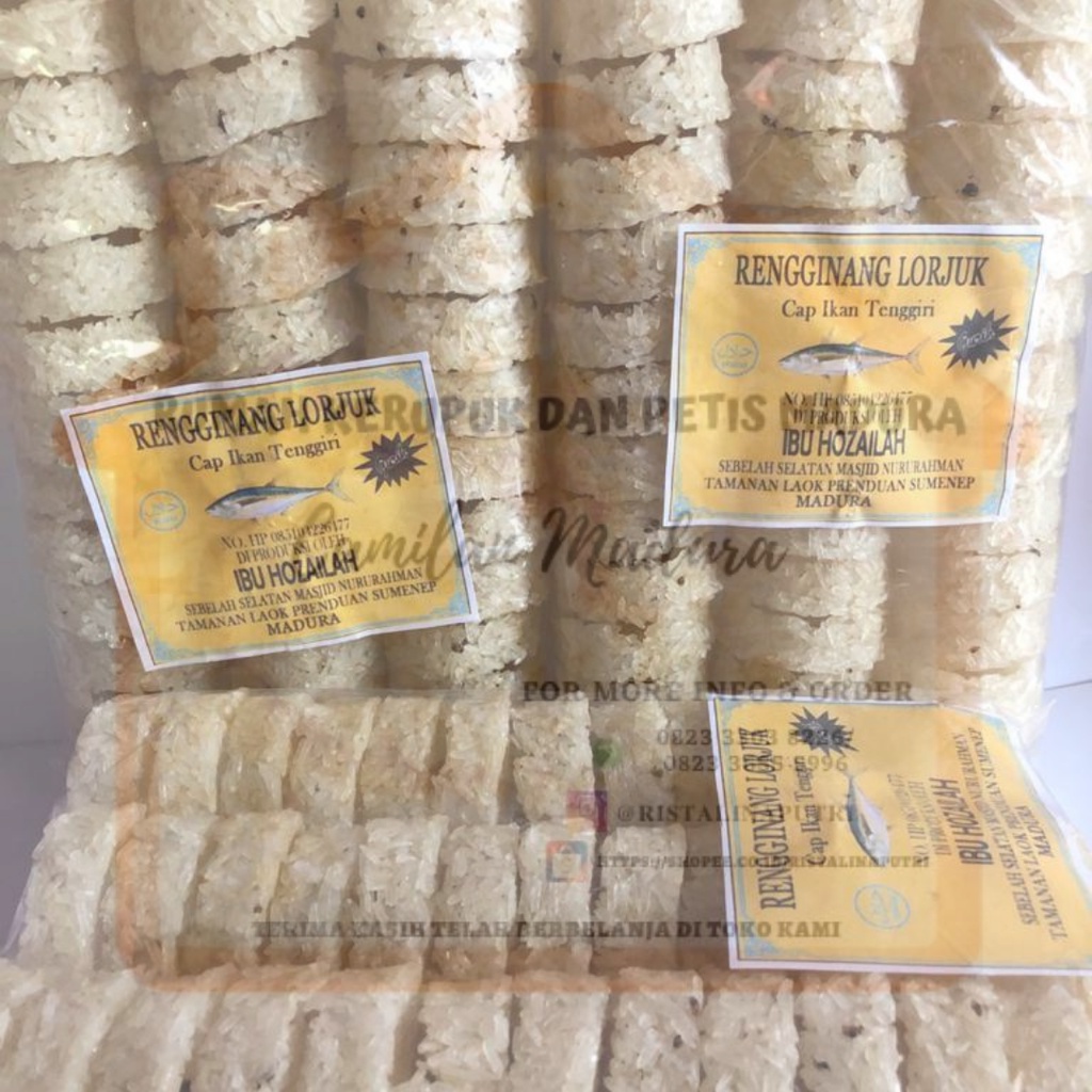

Rengginang Lorjuk Cap Ikan Tenggiri (500 gram)