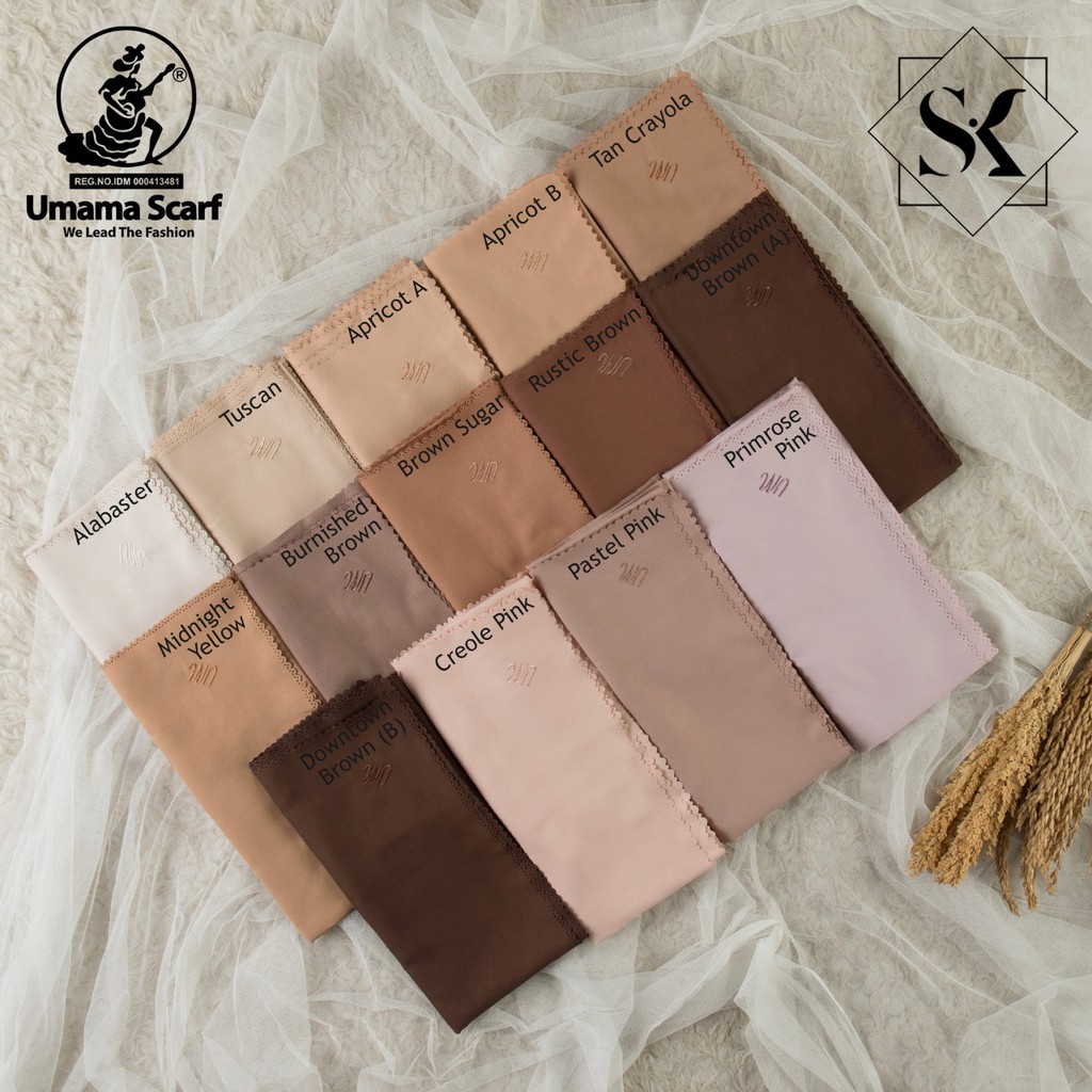  Jilbab  Segiempat Voal Miracle Plain 110 x 110 By Umama 