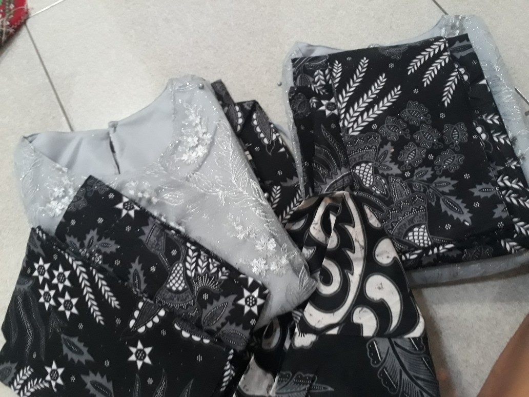 [ori - 2 Varian Warna - Busui] Wou Batik Couple Fitria Batik Couple Kebaya Modern Batik - Bg032