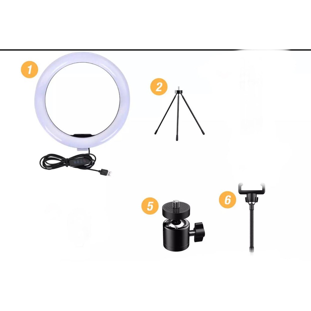 RINGLIGHT LED BESAR 30cm dan 26cm lampu MAKE UP Ring fill light + Tripod 55cm / 1.1M / 1.6M / 2.1M