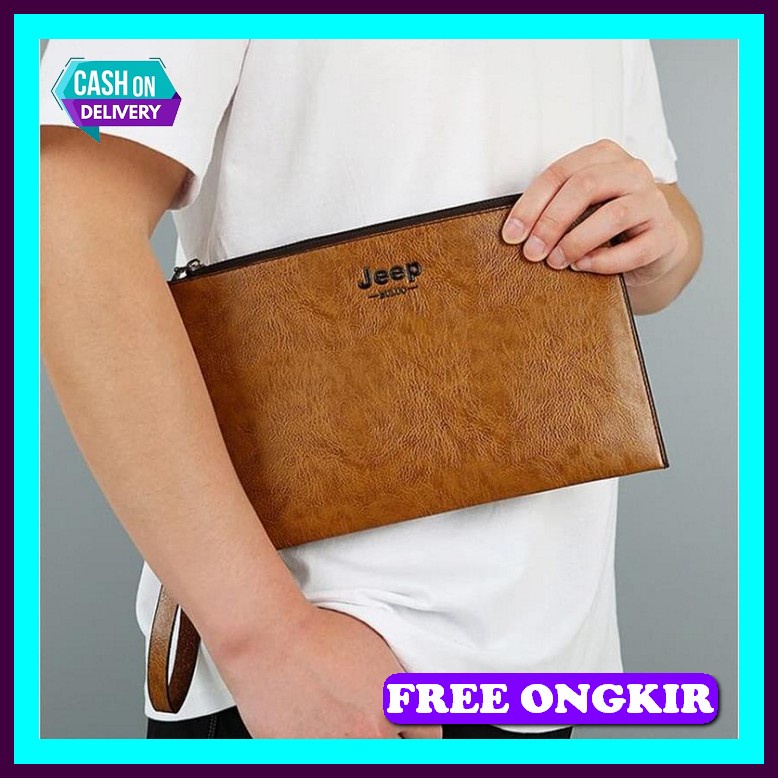 Cluth Original Terbaru Handbag Cowok Simpel Tas Tangan Cowok Hand Bag Pria Branded Tas Tangan Travel