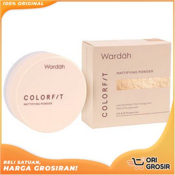 ORI100% WARDAH Colorfit Mattifying Powder UV A/B Protection Loose Powder | Colorfit Bedak Tabur