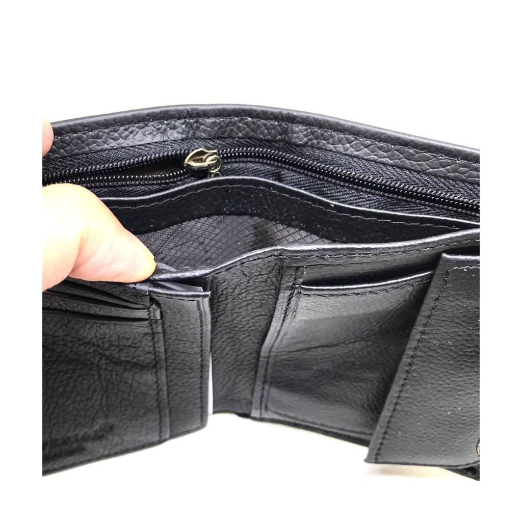 Dompet Pria Kulit Asli Dompet Laki2 Kulit Asli Model Lipat Bediri / Vertikal Horse