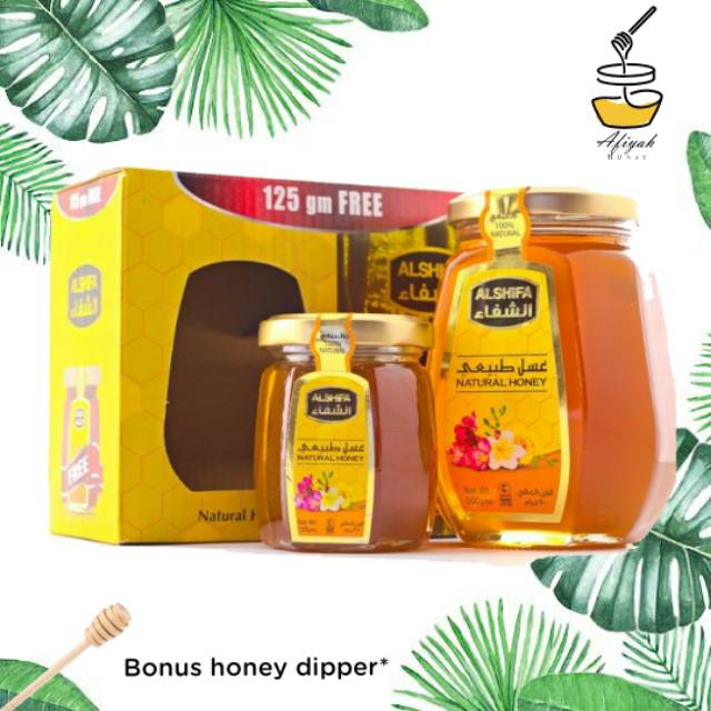 

[Bonus] Madu Al Shifa kemasan 500g + 125g bonus Honey dipper