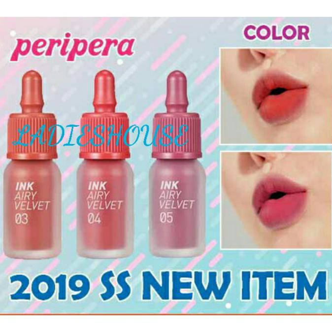 Jual Peripera Liptint Ink Airy Velvet Tint New Shopee Indonesia