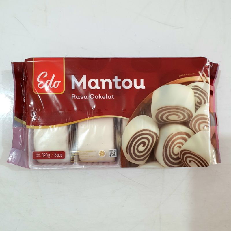 Edo Mantou Rasa Coklat 320g