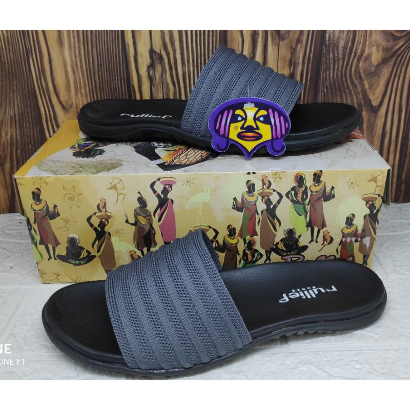 SANDAL RULIEF DKT 158 36-40 sandal wanita rajut model zaman now
