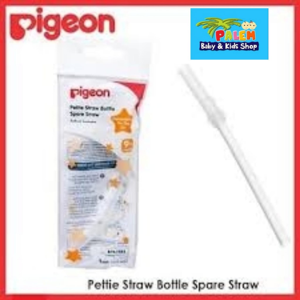 Pigeon Petite Straw Bottle Spare Straw Sedotan Penganti 1623