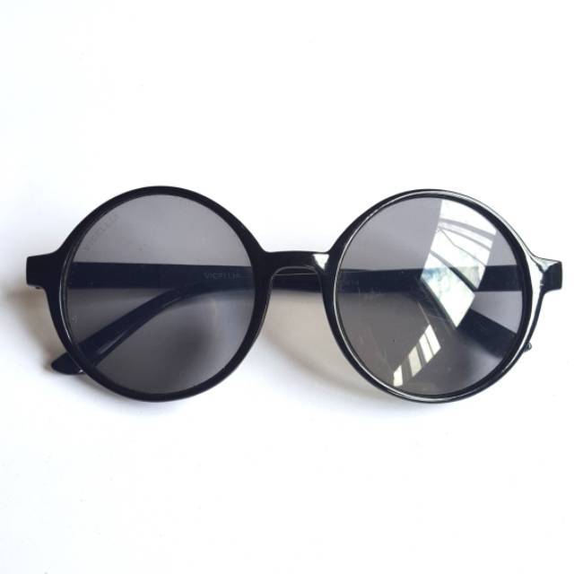 Kacamata Bulat Korea / Kacamata Semi hitam