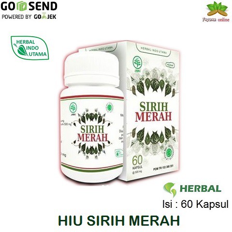 

Kapsul Sirih Merah Herbal Indo Utama