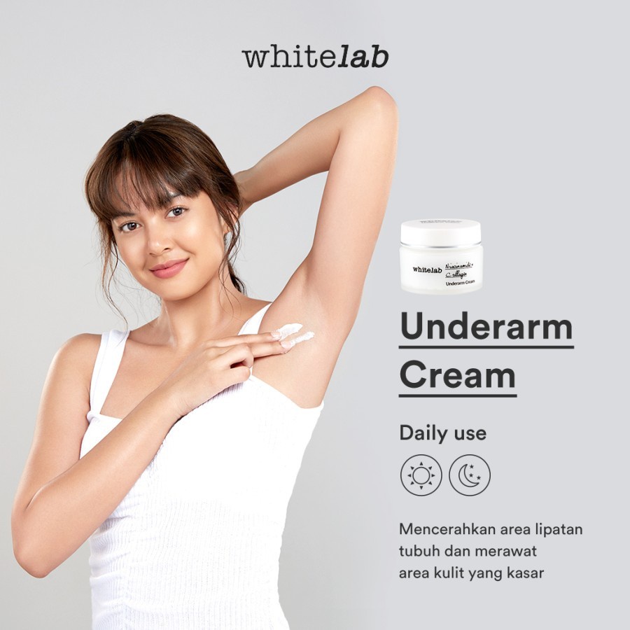 Cream Pemutih Whitelab Underarm Ketiak Bokong Selangkangan Sikut BPOM