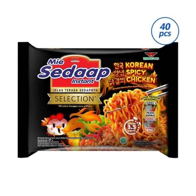 

Sedaap Mie Korean Spicy Chicken 1 Dus [40 Pcs x 87gr]