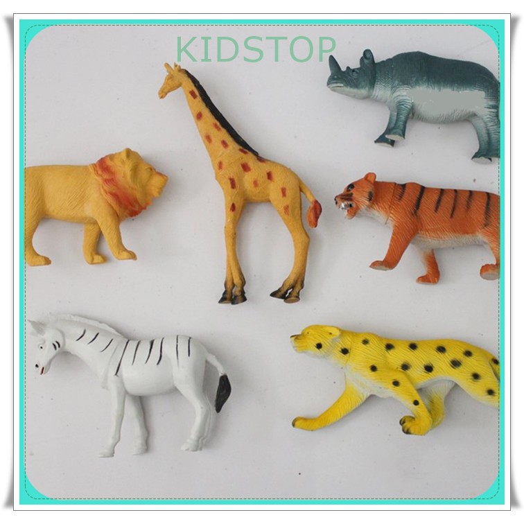 Mainan Binatang Karet Wild Animal Binatang Karet Besar Binatang Mainan Kebun Binatang