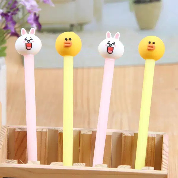 

PULPEN KARAKTER KEPALA 3D LINE BROWN SALLY CONY - BALLPOINT CUTE BOLPEN PENA KARTUN KEPALA LUCU