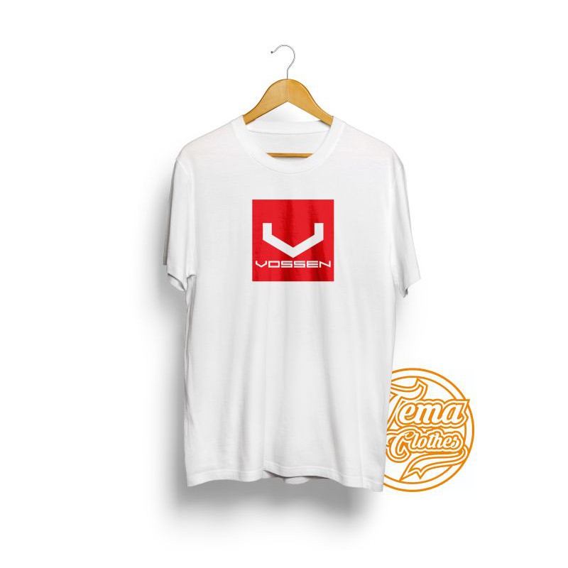 KAOS SABLON DESAIN LOGO VOSSEN VELG BAJU DISTRO TEMA CLOTHES TSHIRT UNTUK PRIA DAN WANITA