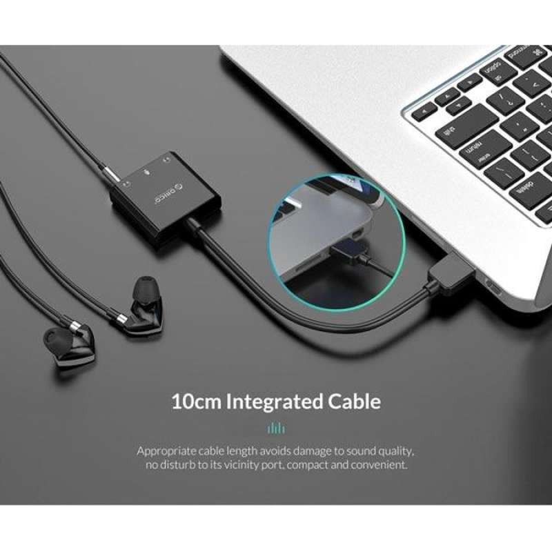 NA - SOUND CARD EXTERNAL USB ORICO AUDIO ADAPTER JACK 3.5mm Mic SKT3