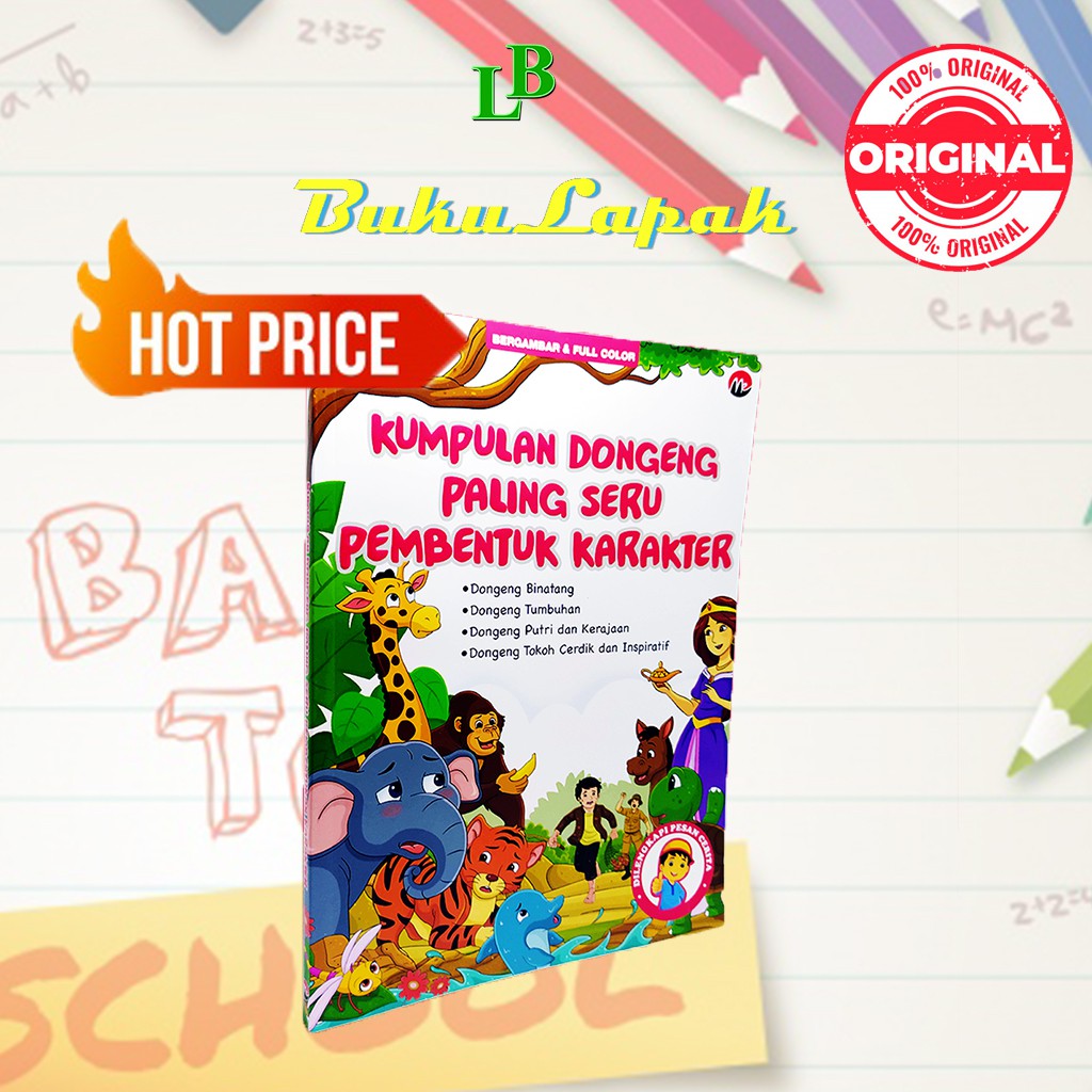 Jual BUKU CERITA ANAK :KUMPULAN DONGENG PALING SERU PEMBENTUK KARAKTER ...