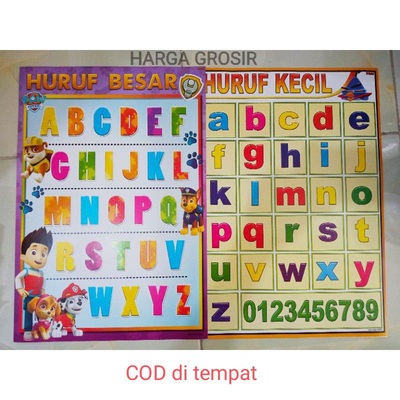 POSTER HURUF BESAR DAN HURUF KECIL