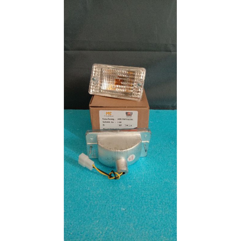 lampu bumper l300 bening 1 (set) , bumper lamp l300 + bohlam