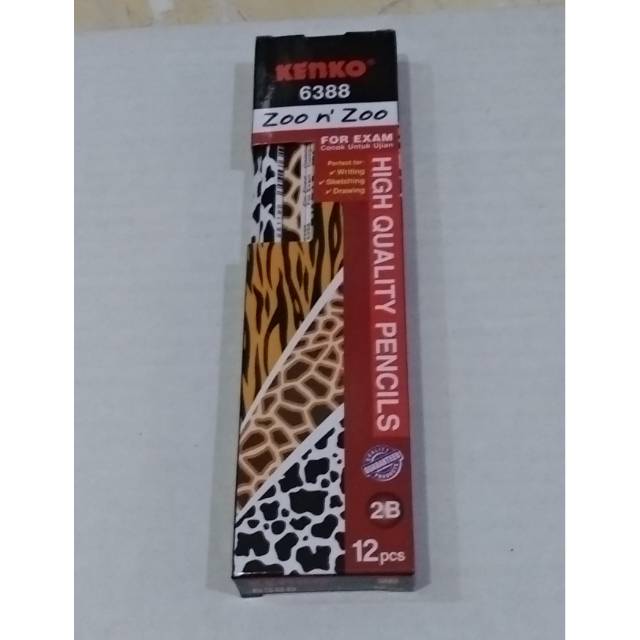 

PENSIL KENKO 2B ZOO N ZOO 6388